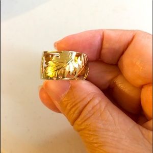 Sold! 14k Lovely Hawaiian Big Leaf Ring